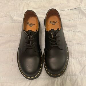 Dr. Martens Black Leather Oxford Shoes